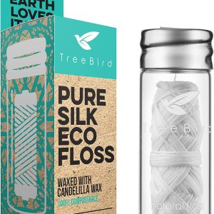 Treebird Biodegradable Waxed Silk Dental Floss